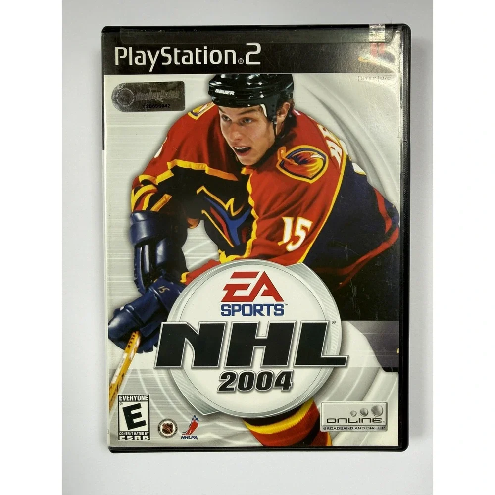 NHL 2004 EA Sports Sony PlayStation 2 PS2 Video Game SLUS-20756 with Manual